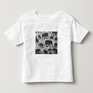 Camiseta De Bebé Diseño de patrones de hormigón elefante