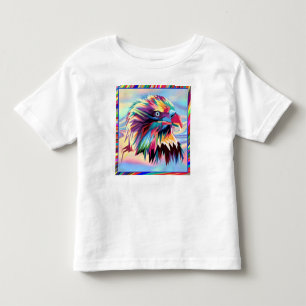Camiseta De Bebé Diseño de Prismático Geométrico de Águila Calva-80
