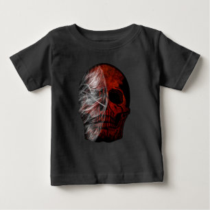 CAMISETA DE BEBÉ DISEÑO DE REGALO DE HALLOWEEN GRÁFICO DE CRÁNEO