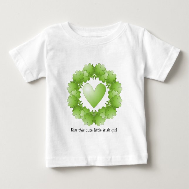 Camiseta De Bebé Diseño de San Patricio (Anverso)