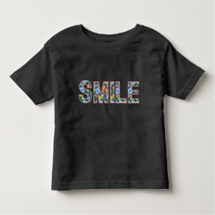 Camiseta De Bebé Diseño de sonrisa moderna y agradable