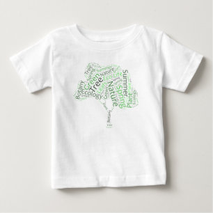 Camiseta De Bebé Diseño de texto - Árbol ECO