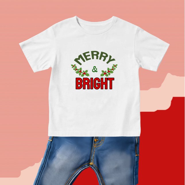 Camiseta De Bebé Diseño de texto para Navidades (Subido por el creador)
