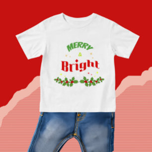 Camiseta De Bebé Diseño de texto para Navidades