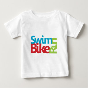 Camiseta De Bebé Diseño de triatlón fresco y único