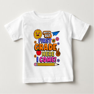 Camiseta De Bebé Diseño de vector para el regreso a clases de prime