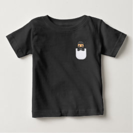 Camiseta De Bebé Diseño de vectores Ninja I de bolsillo corto