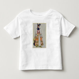 Camiseta De Bebé Diseño de vestuario para una campesina, de Sadko,