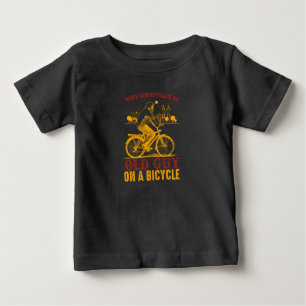 Camiseta De Bebé Diseño de viejo motero Bicicleta nunca subesti