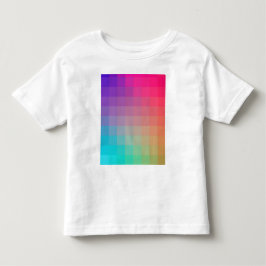Camiseta De Bebé Diseño degradado de colores arcoiris coloridos