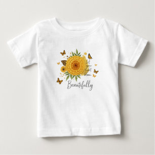 Camiseta De Bebé Diseño Deja que tu luz florezca