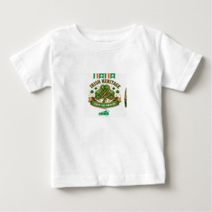 Camiseta De Bebé Diseño del Día de San Patricio Lucky Shamrock