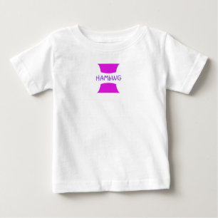 Camiseta De Bebé Diseño del logotipo rojo HAMbWG Romper w