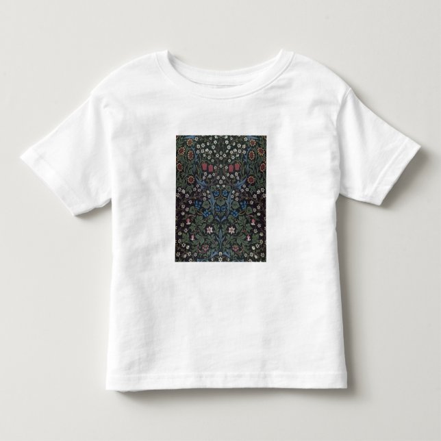 Camiseta De Bebé Diseño del papel pintado del "endrino", 1892 (Anverso)