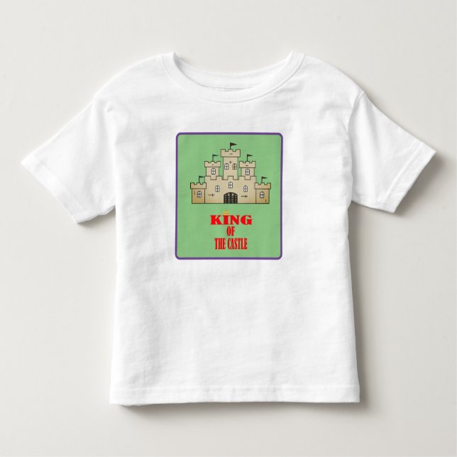 Camiseta De Bebé Diseño Del Rey Del Castillo (Anverso)