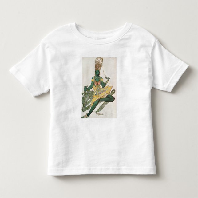 Camiseta De Bebé Diseño del traje para Nijinsky como el 'God azul (Anverso)