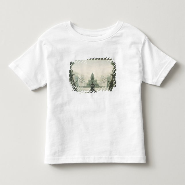 Camiseta De Bebé Diseño determinado para la escena pasada 'del (Anverso)