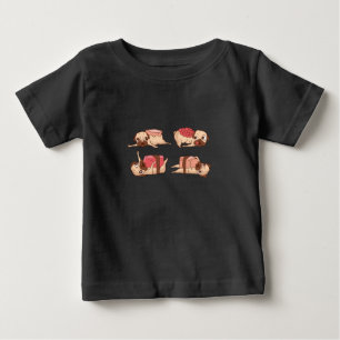 Camiseta De Bebé Diseño divertido de comida para pugs