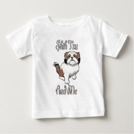 Camiseta De Bebé Diseño divertido de Shih Tzu y yo