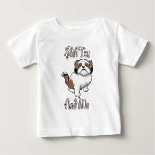 Camiseta De Bebé Diseño divertido de Shih Tzu y yo