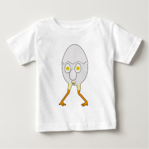 Camiseta De Bebé Diseño divertido del personaje de huevo RG y RA