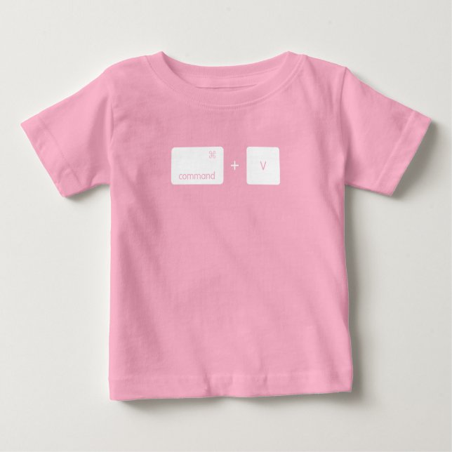 Camiseta De Bebé Diseño dúo de copia y pega para el Día del Padre (Anverso)