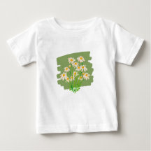Diseño Floral Rústico sobre Fondo Verde