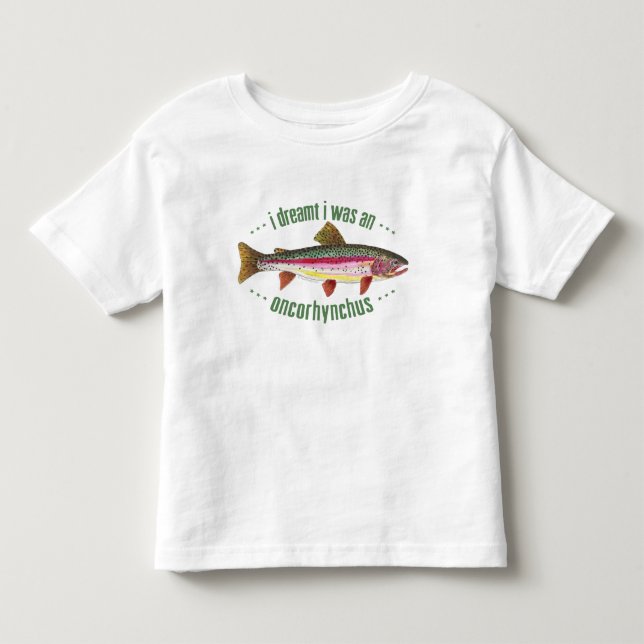 Camiseta De Bebé Diseño humorístico de la trucha arco iris (Anverso)