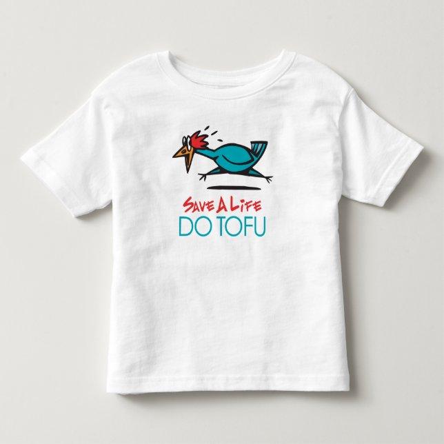 Camiseta De Bebé Diseño humorístico de tofu (Anverso)