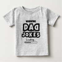 Diseño lindo Chistes de papá cargando para el día
