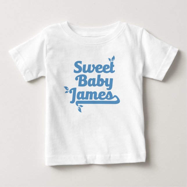 Camiseta De Bebé Diseño lindo de James del bebé (Anverso)
