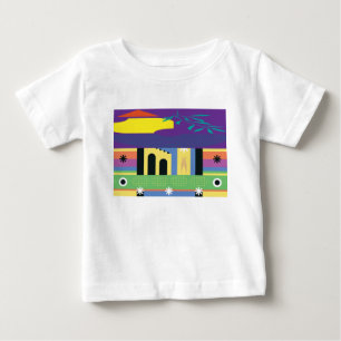 Camiseta De Bebé Diseño maximalista decorativo y audaz para artista