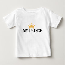 Camiseta de bebé diseño Mi Príncipe