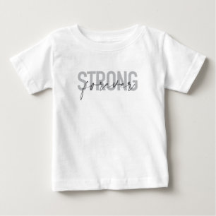 Camiseta De Bebé Diseño moderno, simple, elegante y chic Fuerte Por