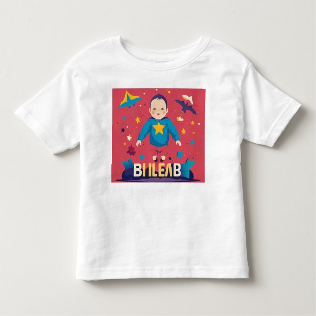 Camiseta De Bebé Diseño móvil para bebés minimalista" (Anverso)