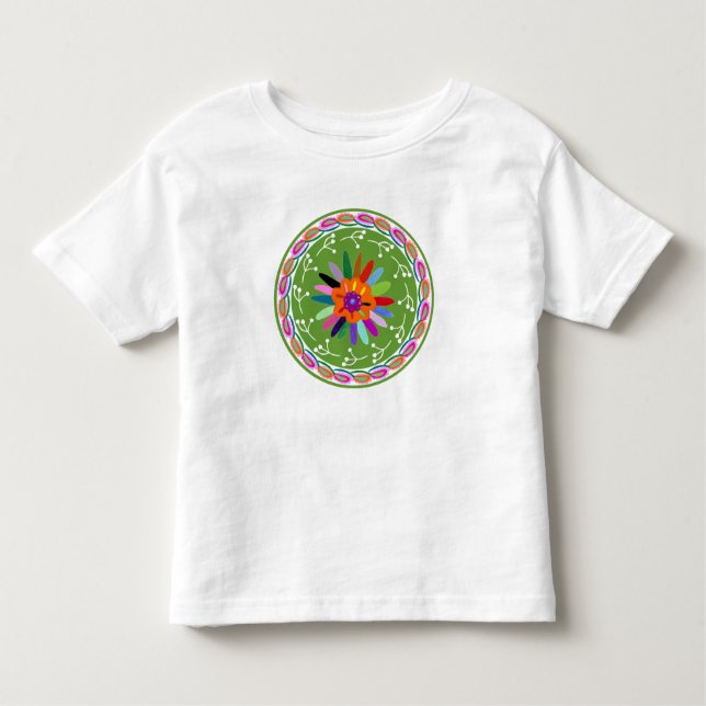 Camiseta De Bebé Diseño otomí moderno (Anverso)