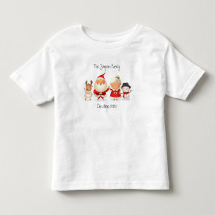Camiseta De Bebé Diseño Pajama para Navidades familiares