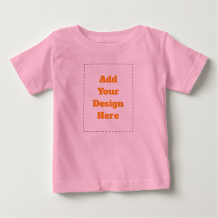 Camiseta De Bebé Diseño personalizado agregar foto o texto 