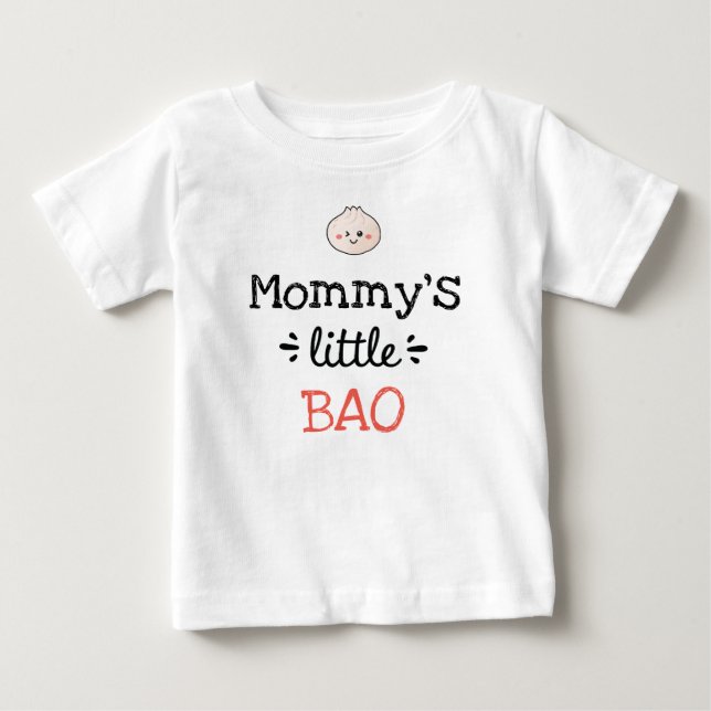 Camiseta De Bebé Diseño personalizado | [Cualquier texto] Little Ba (Anverso)