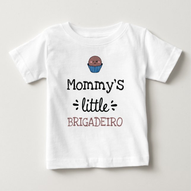 Camiseta De Bebé Diseño personalizado | [Cualquier texto] Pequeña B (Anverso)