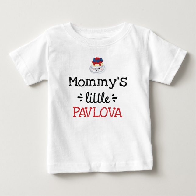 Camiseta De Bebé Diseño personalizado | [Cualquier texto] Pequeña P (Anverso)