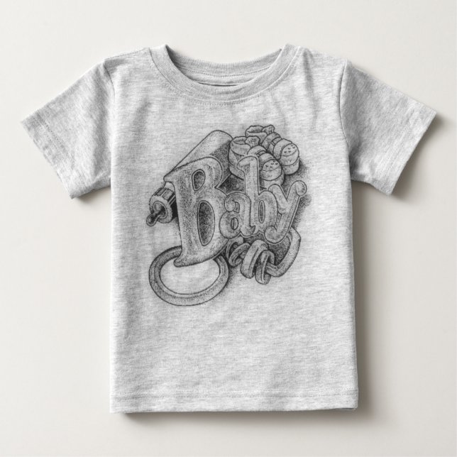 Camiseta De Bebé Diseño personalizado de Baby Onsie (Anverso)