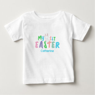Camiseta De Bebé Diseño personalizado de 'Mi primera Pascua'