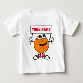 Camiseta De Bebé Diseño personalizado para niños de baloncesto