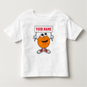 Camiseta De Bebé Diseño personalizado para niños de baloncesto