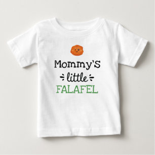 Camiseta De Bebé Diseño personalizado   Pequeña Falafel de [Cualqui