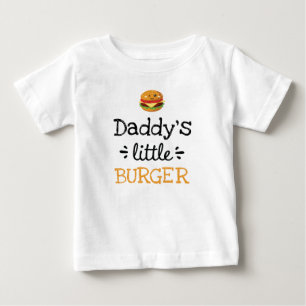 Camiseta De Bebé Diseño personalizado Pequeña hamburguesa de [Cua