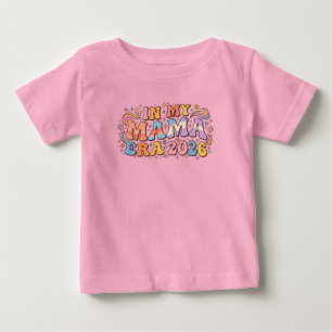 Camiseta De Bebé Diseño Retro de Maternidad de Mi Era Mama 2026 Gro