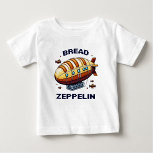 Camiseta De Bebé Diseño retro del Bread Zeppelin