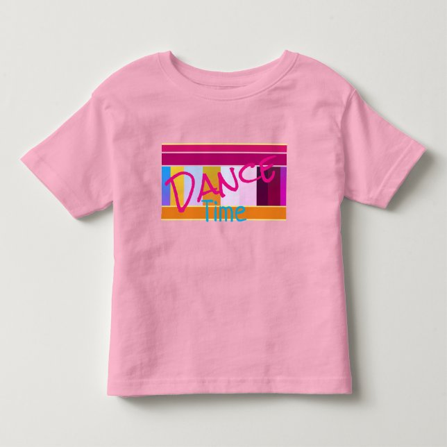 Camiseta De Bebé Diseño temático de danza (Anverso)